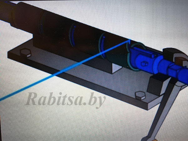 3-D изображения чертежа станка 